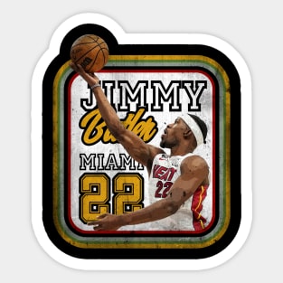 Jimmy Butler Miami Heat 22 Vintage Sticker